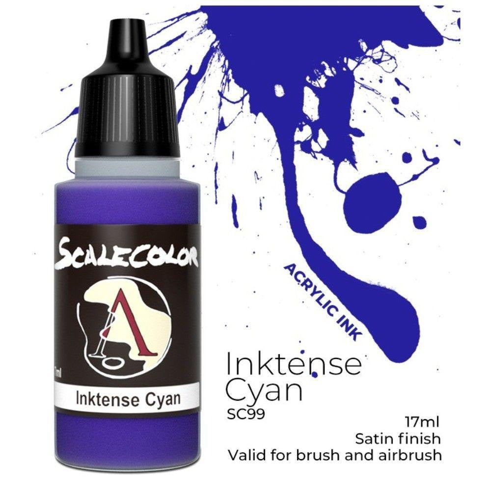 Scale 75 - Scalecolor Inktense Cyan (17ml) SC-99 Acrylic Paint