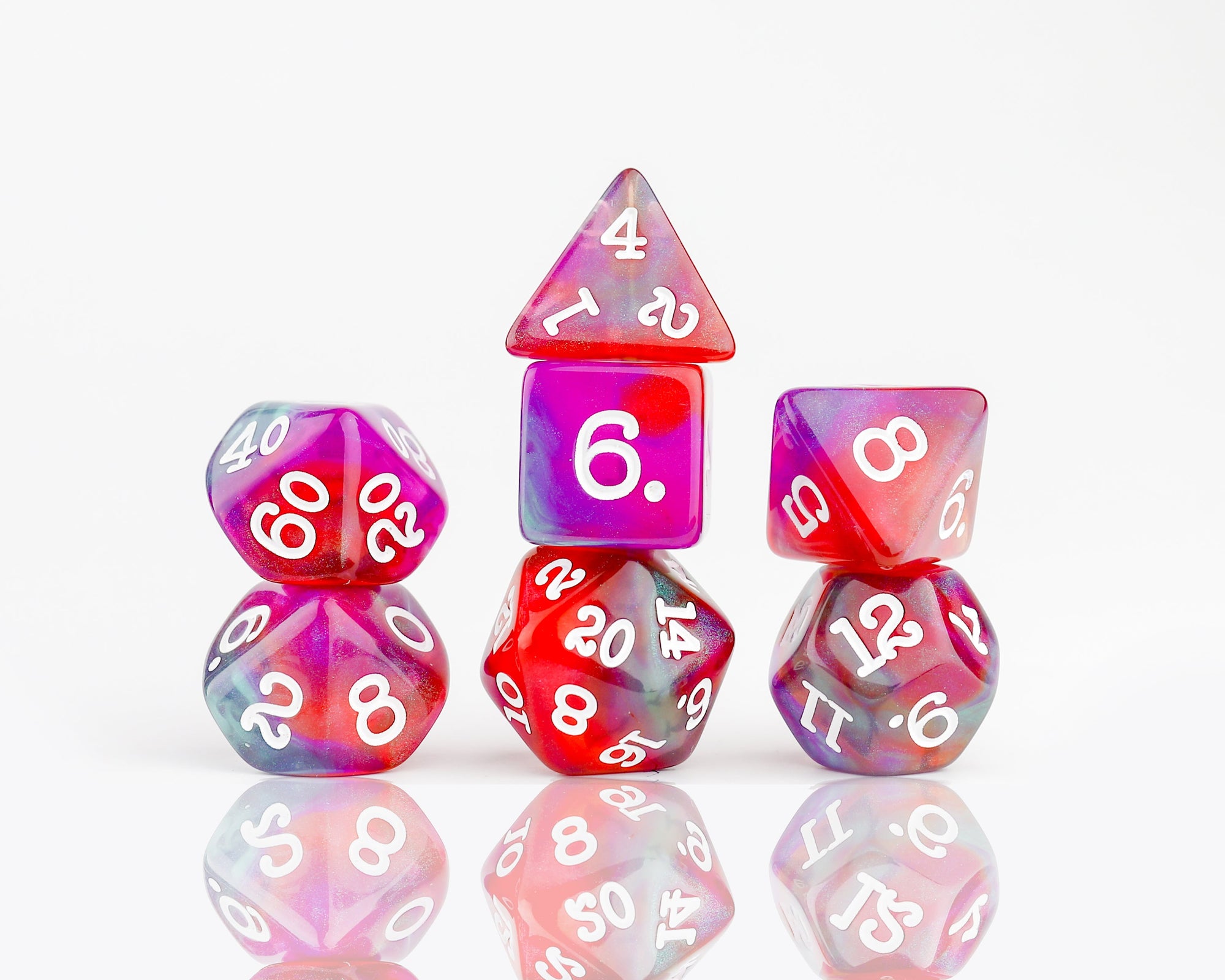 Sirius Dice - Dragonfruit Dice Set 7 - Good Games