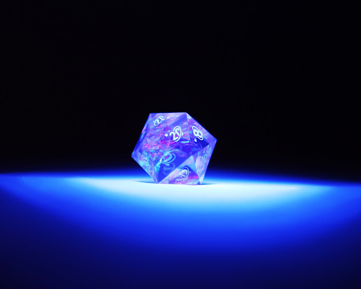 Sirius Dice - Purple Cloak &amp; Dagger Dice Set - Good Games