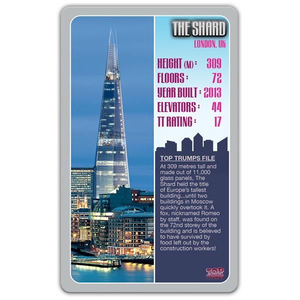 Top Trumps Skyscrapers