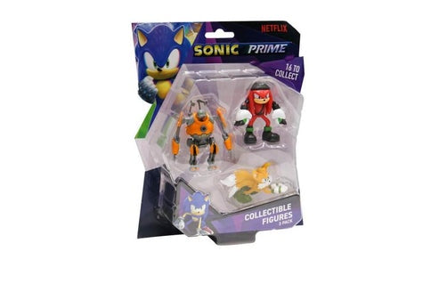 Sonic Prime 6.5cm Figures 3pk Blister - Good Games