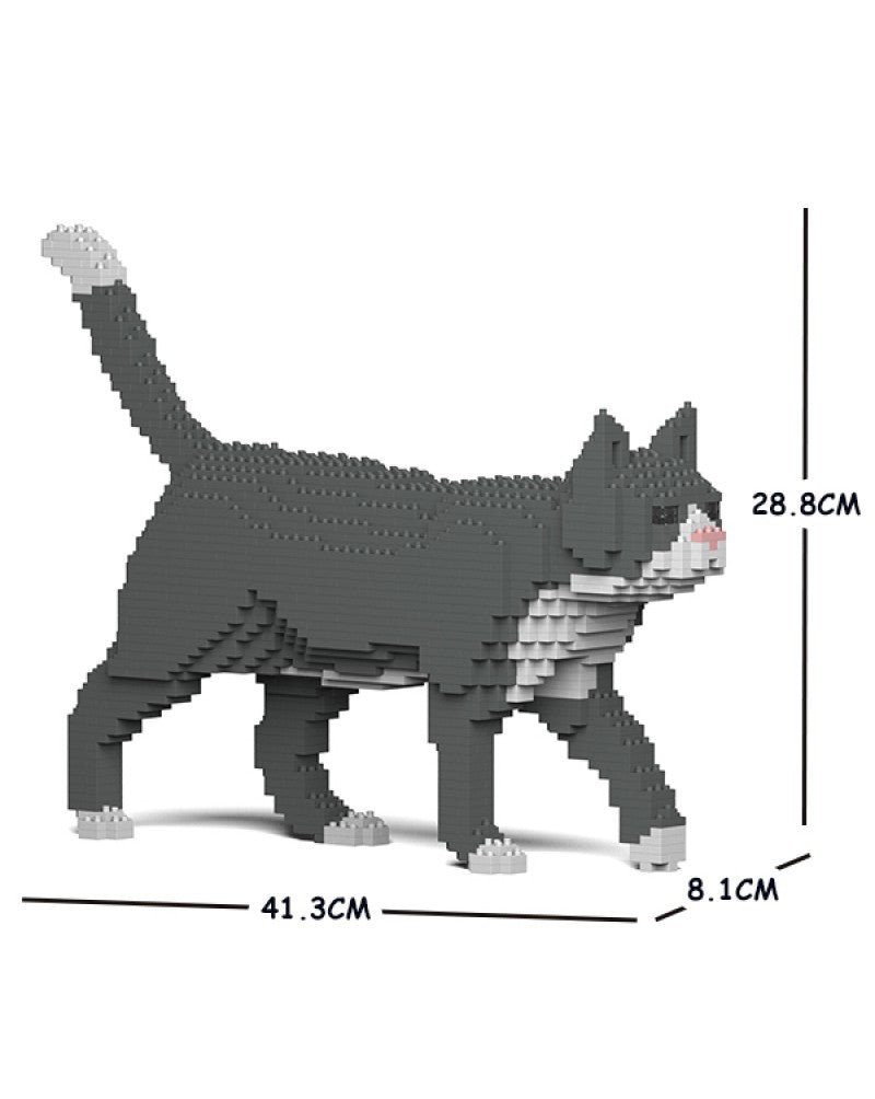 Jekca - Grey Tuxedo Cat - Small (02S) - Good Games