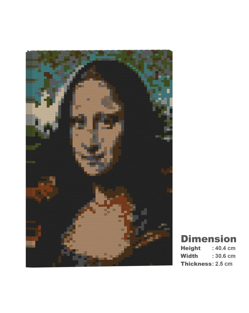 Jekca - Mona Lisa Brick Painting 02S - Good Games