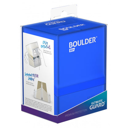 Ultimate Guard - Boulder Deck Case 80+ Standard Size Sapphire - Good Games
