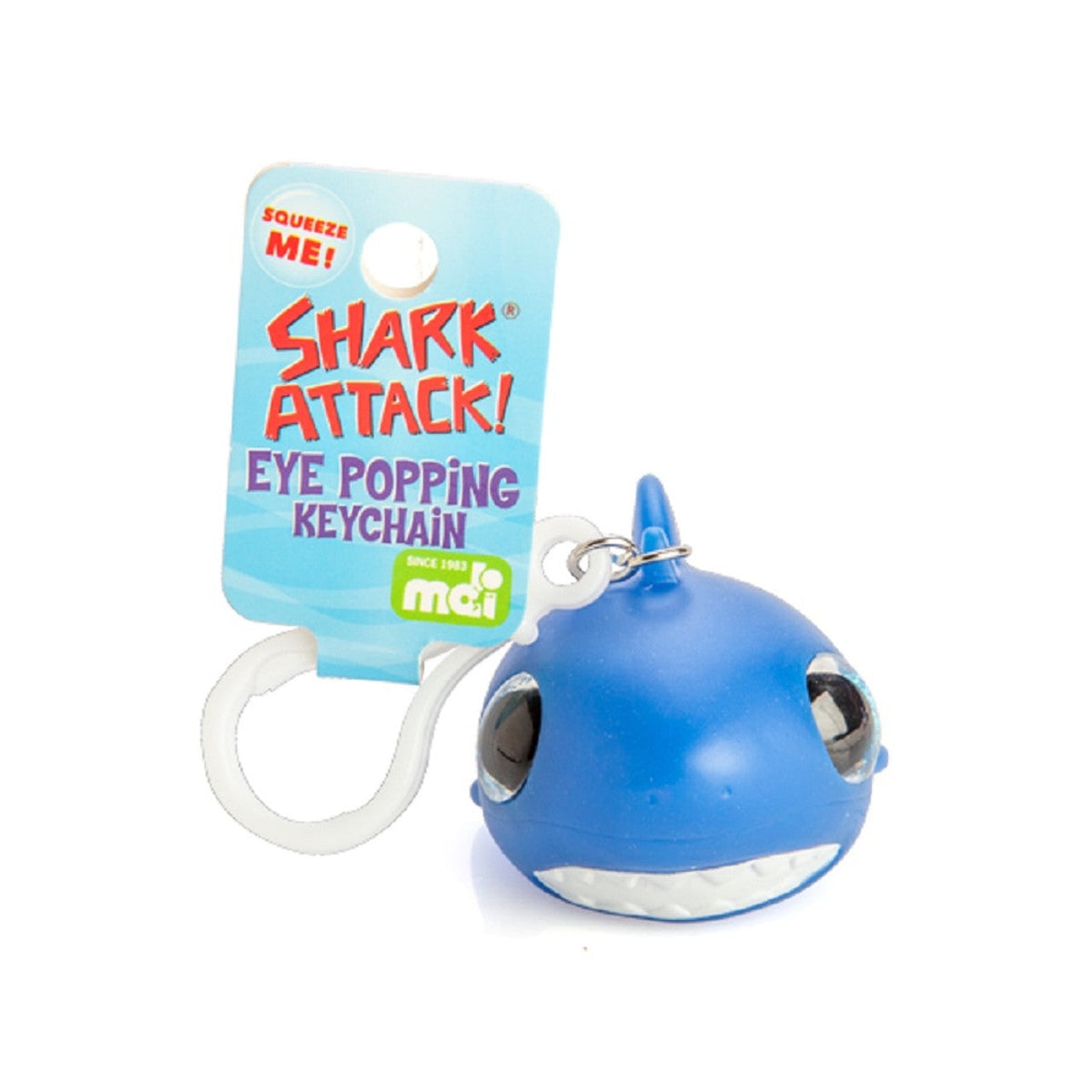 Eye Popping Keyring Shark