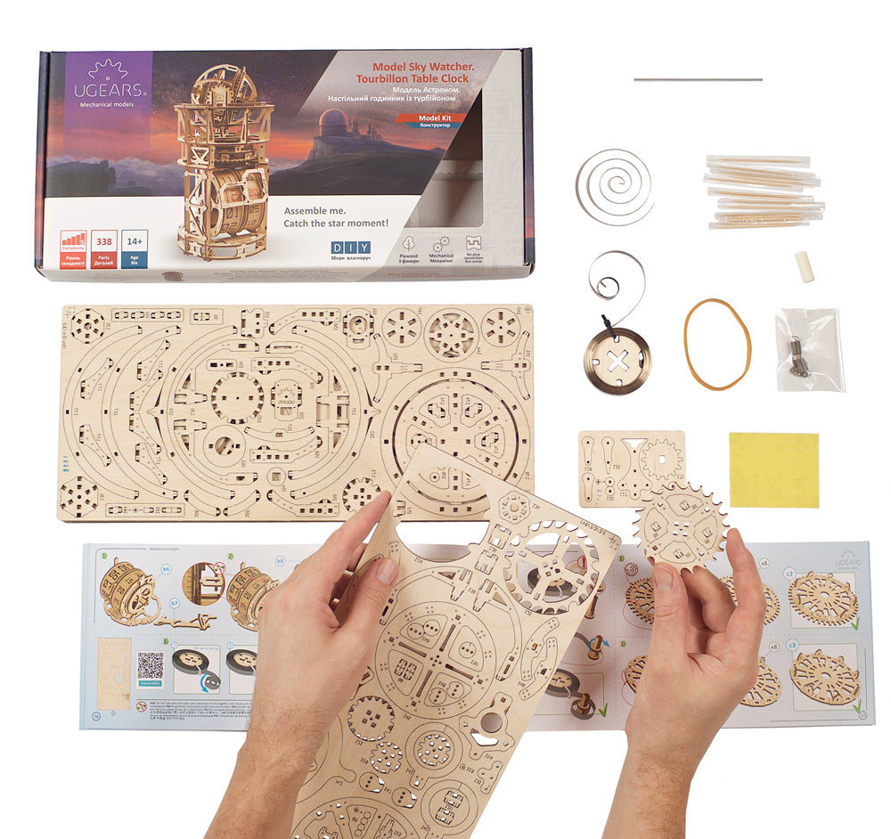 Ugears - Skywatcher Tourbillon Table Clock - Good Games