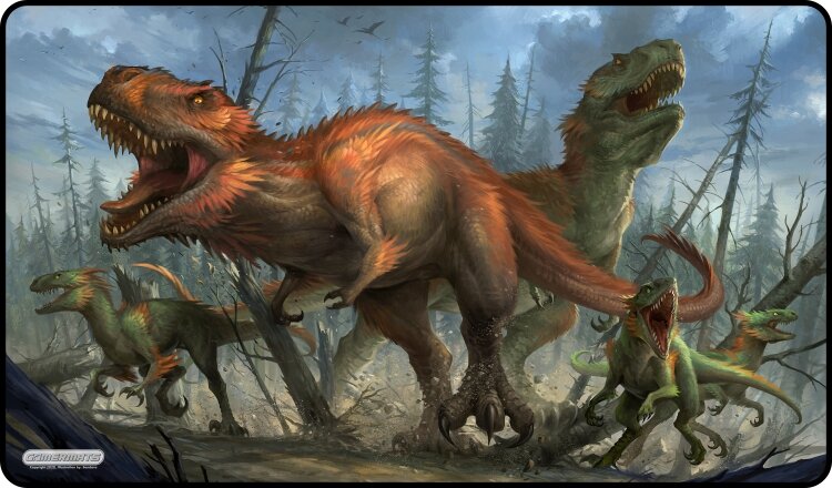 Gamermats - Stampede of Dinosaurs TCG Sized Playmat - Good Games