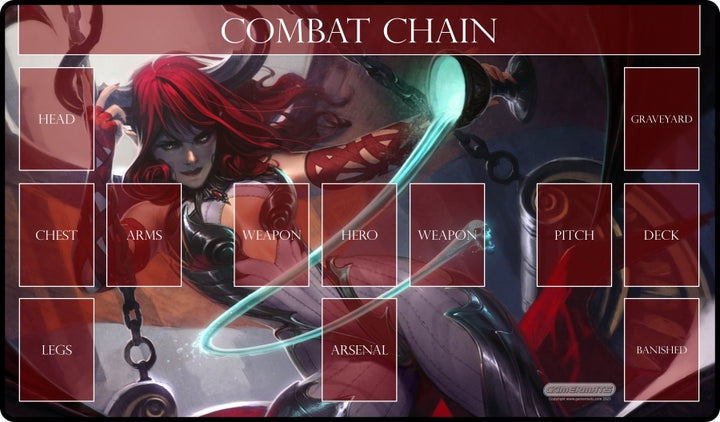 Gamermats - Succubus Flesh and Blood with Zones TCG Sized Playmat