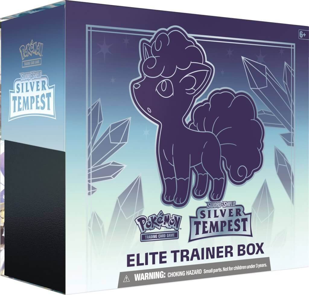 Pokemon TCG - Sword & Shield - Silver Tempest Elite Trainer Box - Good Games