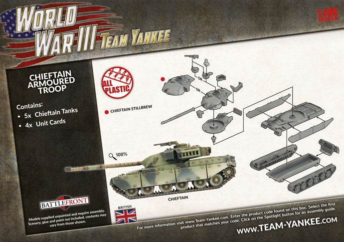Chieftan Armoured Troop (Plastic) - Good Games