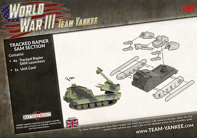 WWIII: Tracked Rapier SAM Section - Good Games