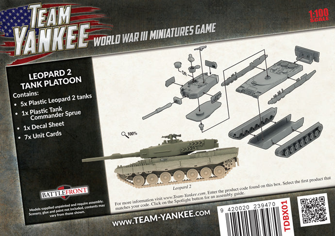 WWIII: NATO: Leopard 2 Tank Platoon