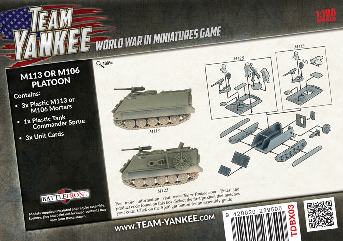WWIII: NATO: M113 or M106 Platoon