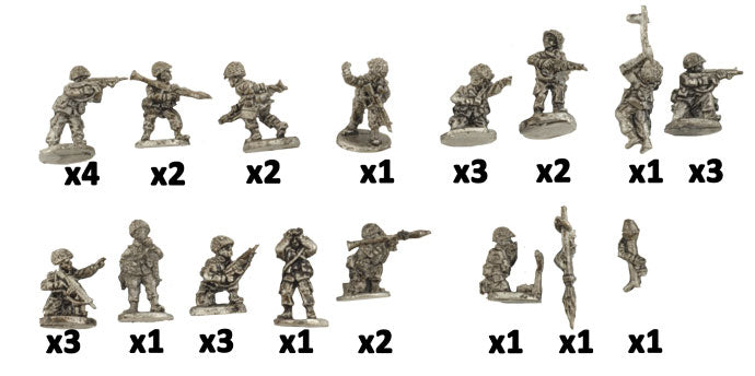 WWIII: Oil War: Mechanised Infantry Platoon (x33 figs) - Good Games
