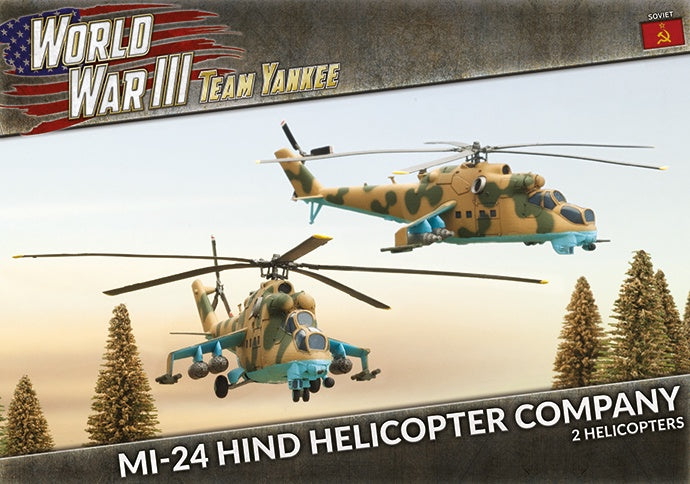 WWIII: Soviet: Mi-24 Hind Helicopter Company (Plastic) - Good Games
