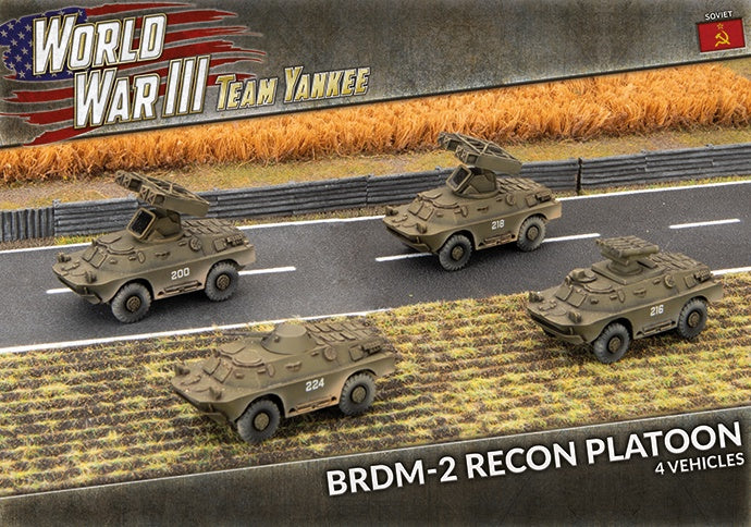 WWIII: Soviet: BRDM-2 Recon Platoon (x4 Plastic) - Good Games