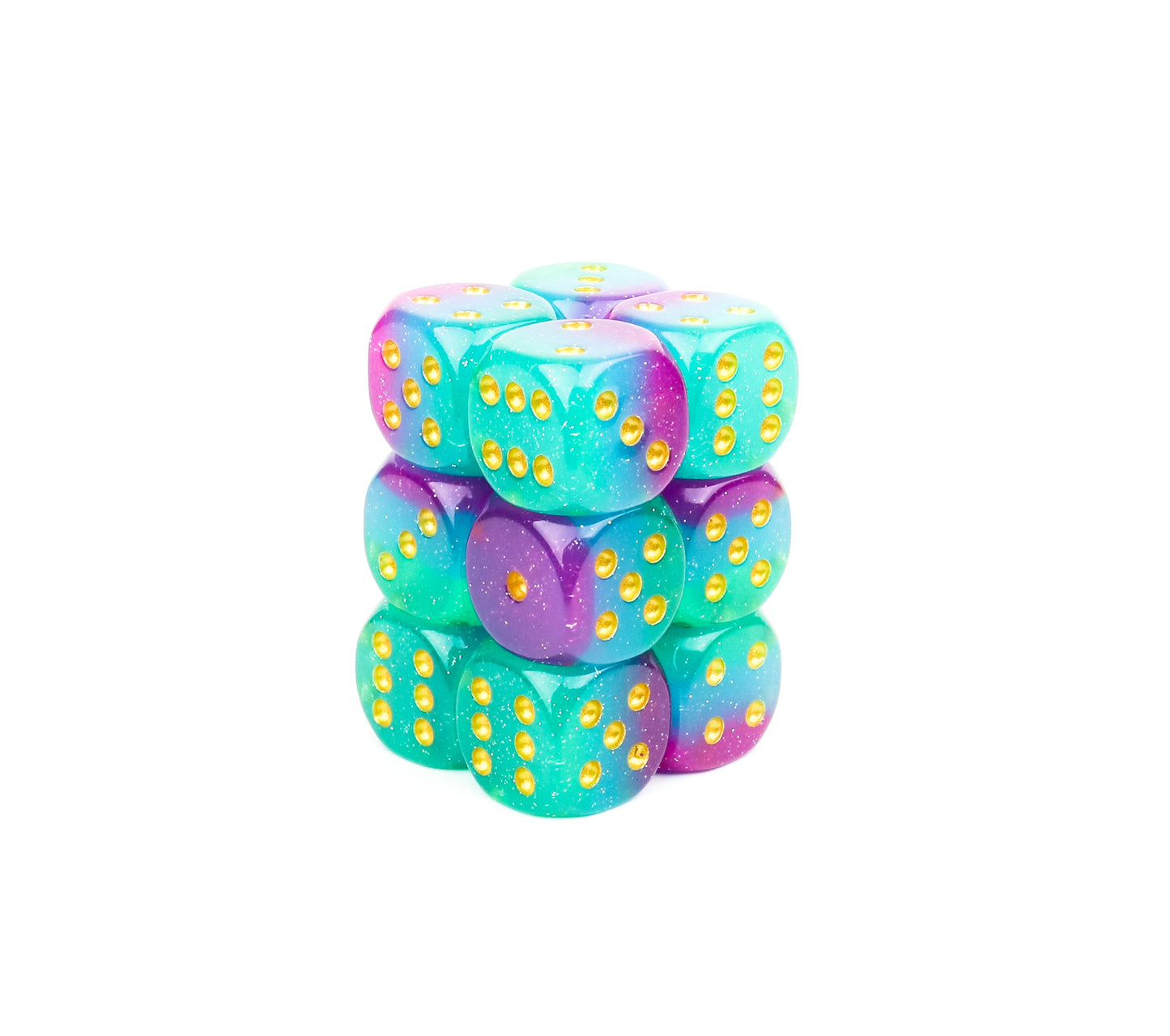 Sirius Dice - Northern Lights D6 Dice Set 16mm - Good Games