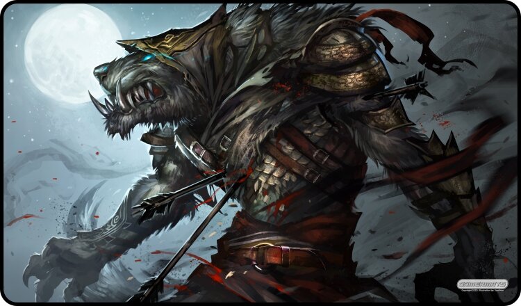 Gamermats - The Zombie Archer TCG Sized Playmat - Good Games