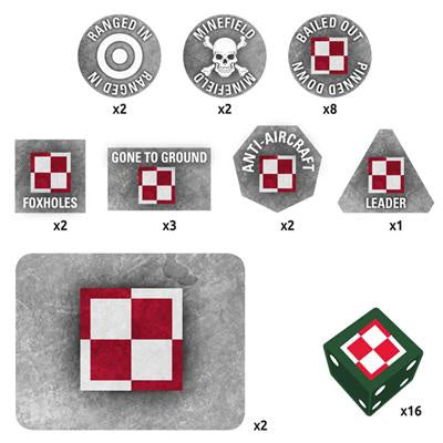 WWIII: Polish Gaming Set (x20 Tokens x2 Objectives x16 Dice) - Good Games