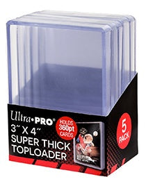 Ultra Pro - Toploader - 3 X 4 360Pt Clear Regular 5Ct - Good Games