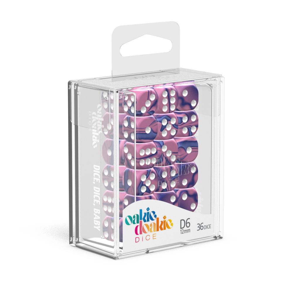 Oakie Doakie Dice - D6 12mm Gemi Venus (36)