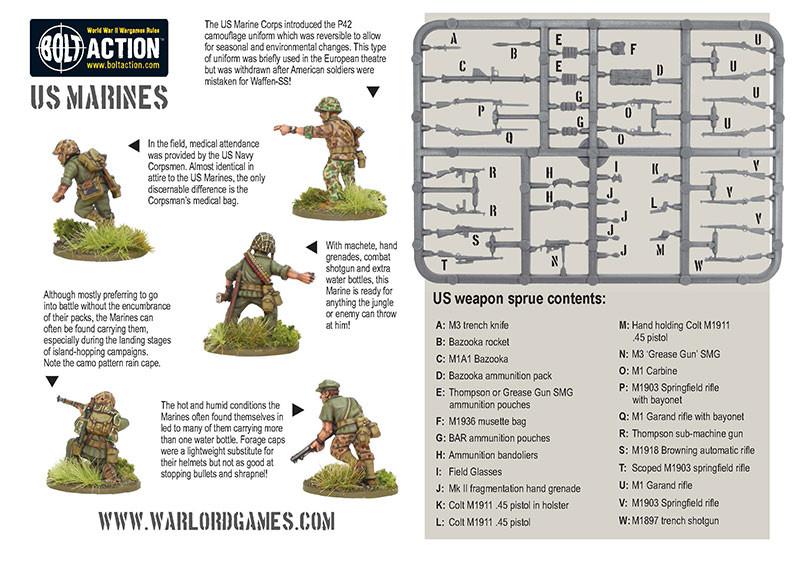 Bolt Action Semper Fidelis Us Marines Starter Army - Good Games