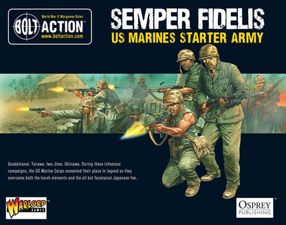 Bolt Action Semper Fidelis Us Marines Starter Army - Good Games