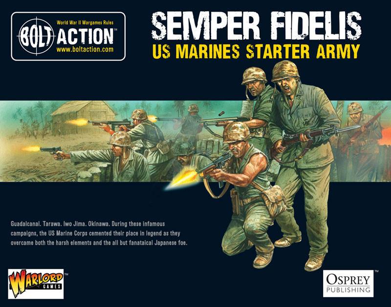 Bolt Action Semper Fidelis Us Marines Starter Army - Good Games