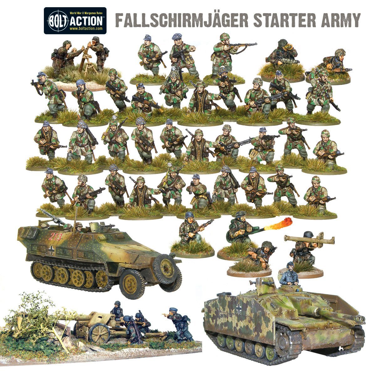 Bolt Action Fallschirmjager Starter Army - Good Games