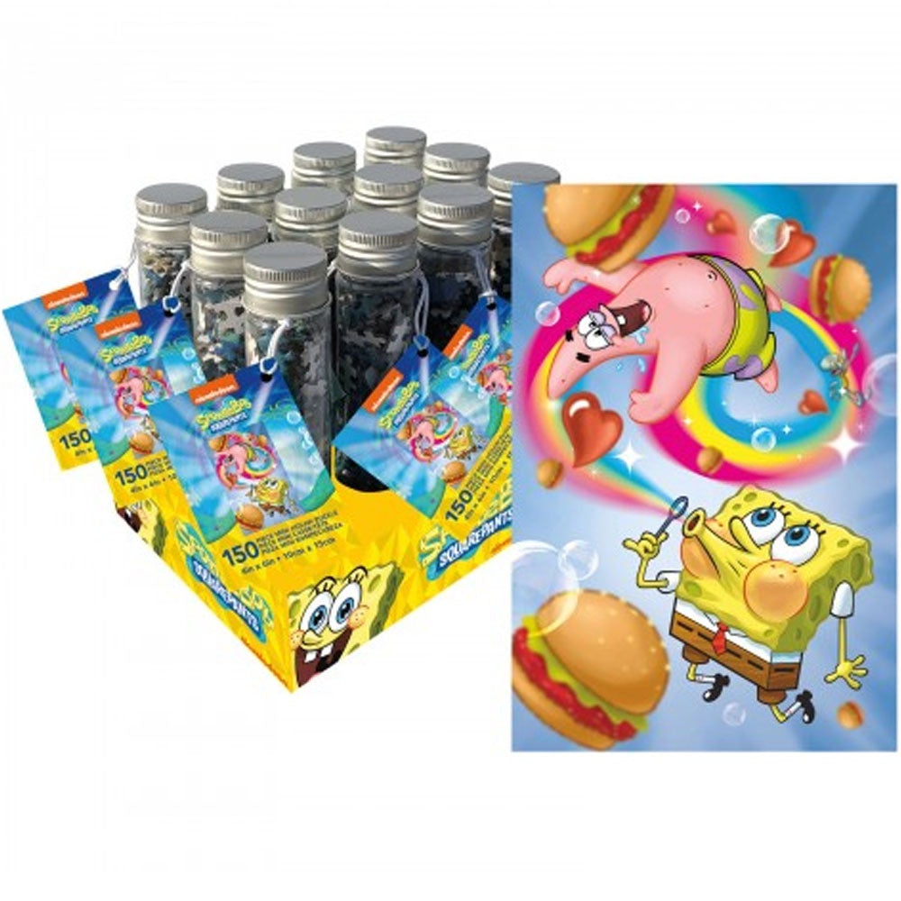 Aquarius Mini Tube Puzzle Spongebob Square Pants 150 pieces - Good Games