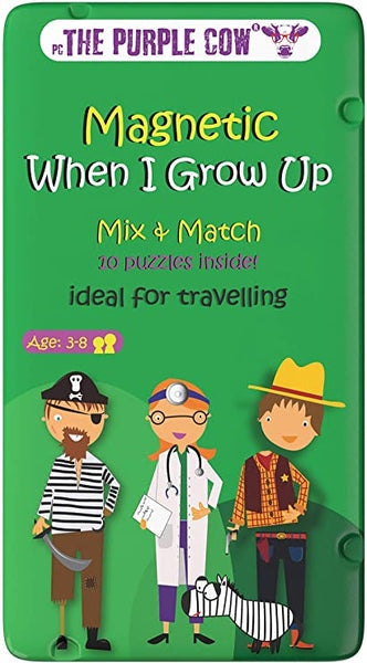 Magnetic Games Tins - When I Grow Up Mix and Match Puzzles