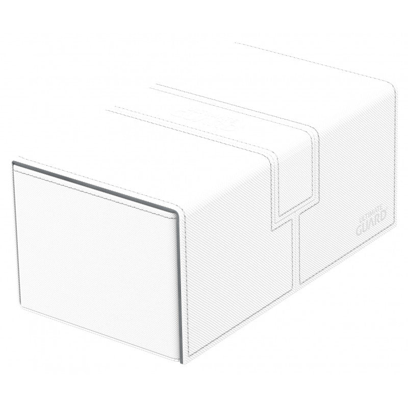 Ultimate Guard - Twin Flip N Tray Deck Case 200+ Standard Size Xenoskin White - Good Games