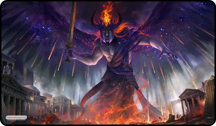 Gamermats - Wrath of Death TCG Sized Playmat - Good Games