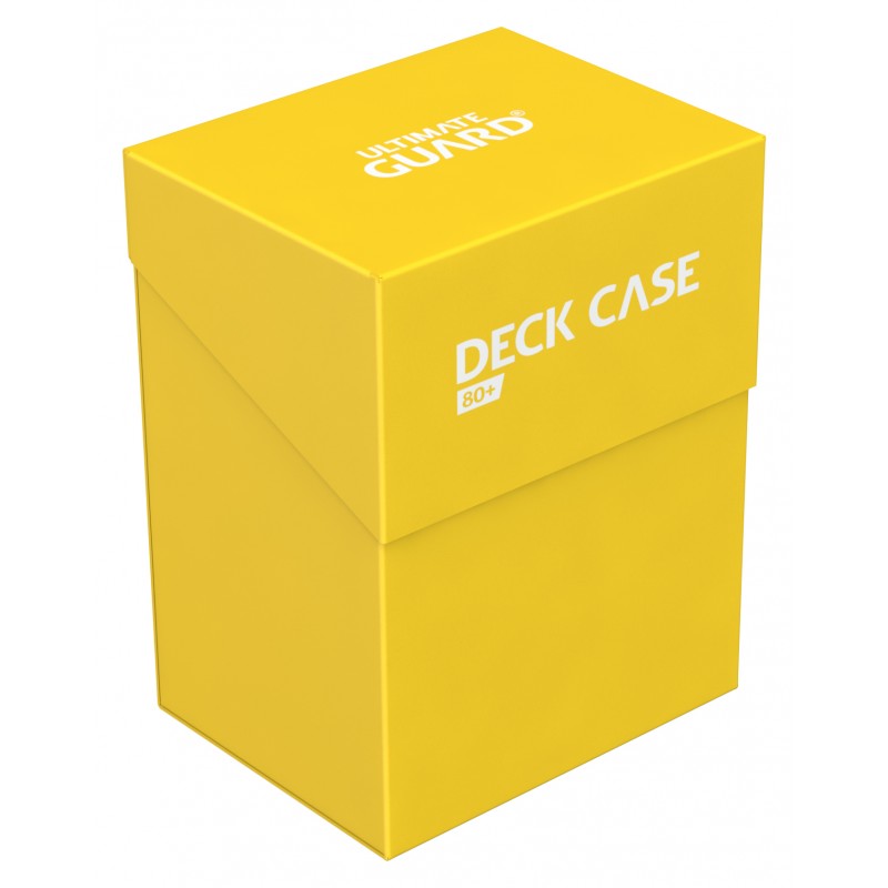 Ultimate Guard - Deck Case 80+ Standard Size Yellow - Good Games