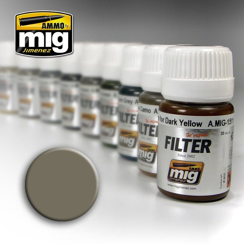 Ammo By Mig Filters Grey For Yellow Sand 35ml - Good Games