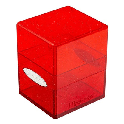 Ultra Pro - Deck Box Satin Tower Glitter - Red - Good Games