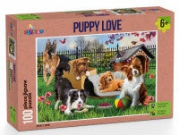 Funbox - Puppy Love 100 Piece Jigsaw