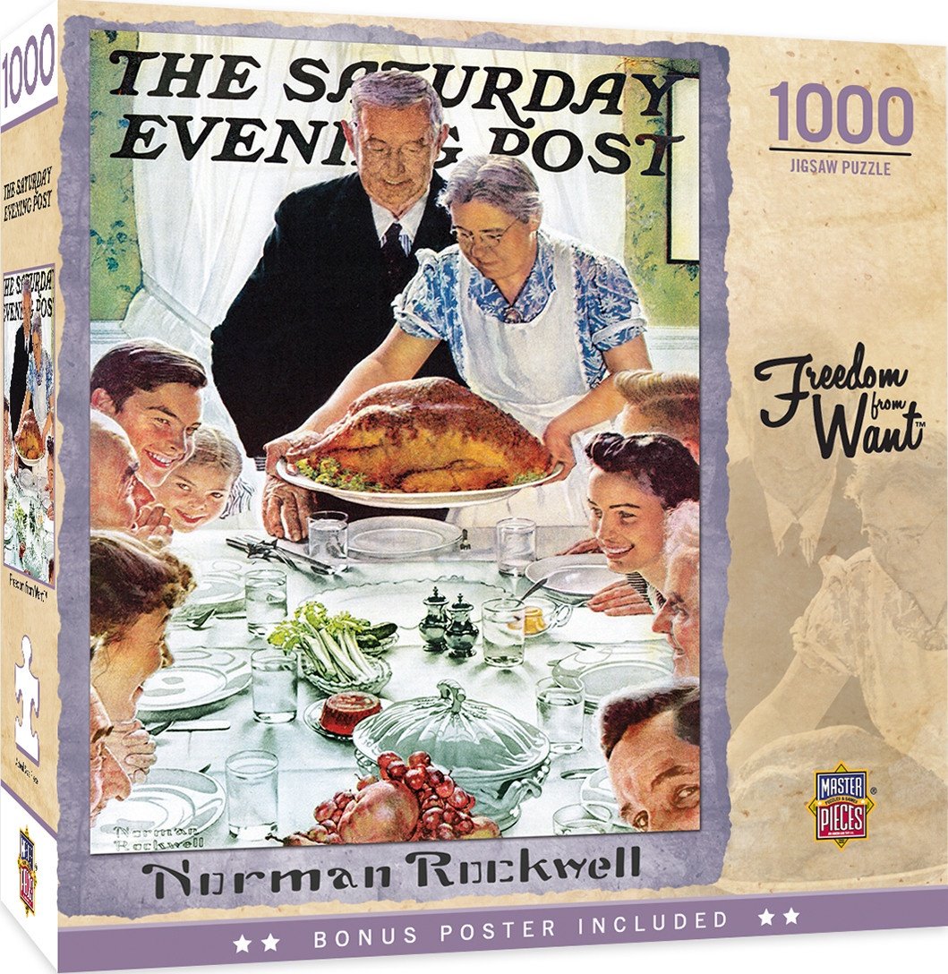 MasterPieces - The Saturday Evening Post - Norman Rockwell 1000 Piece Jigsaw - Good Games