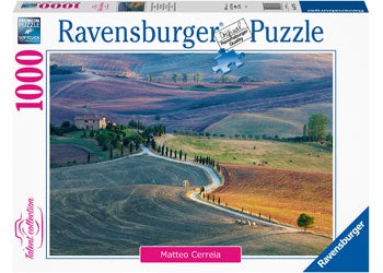 Ravensburger - Tuscan Farmhouse Pienza Italy 1000 Piece Jigsaw - Good Games