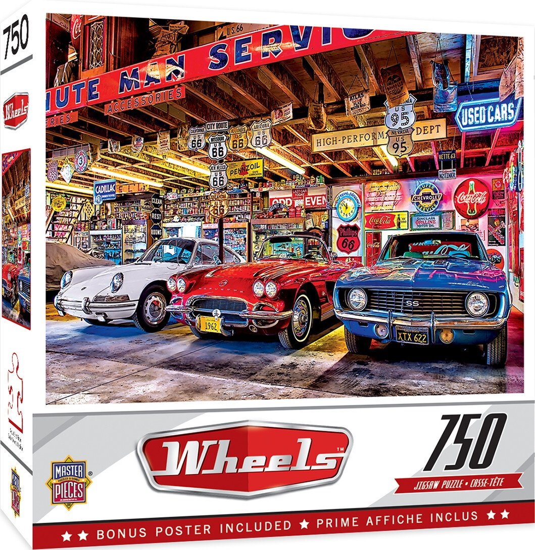 Masterpieces Puzzle Wheels Triple Threat Puzzle 750 pc - Good Games