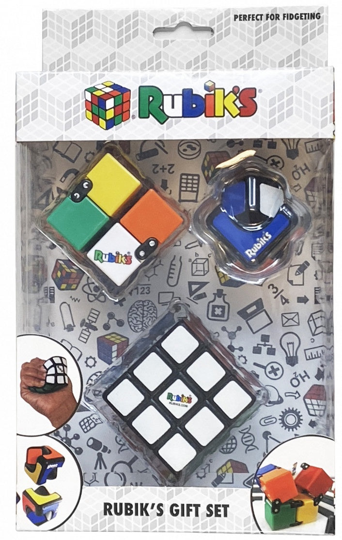 Rubiks Gift Set - Includes Squishy Cube Infinity Cube and Spin Cublet - Good Games