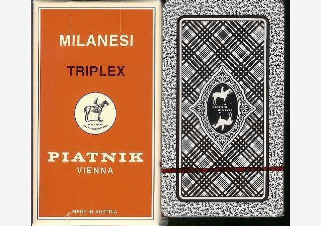 Piatnik Milanesi Triplex Playing Cards - Good Games