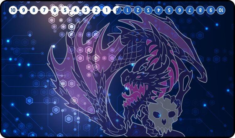 Gamermats - Black Dragon Digimon TCG Sized Playmat - Good Games