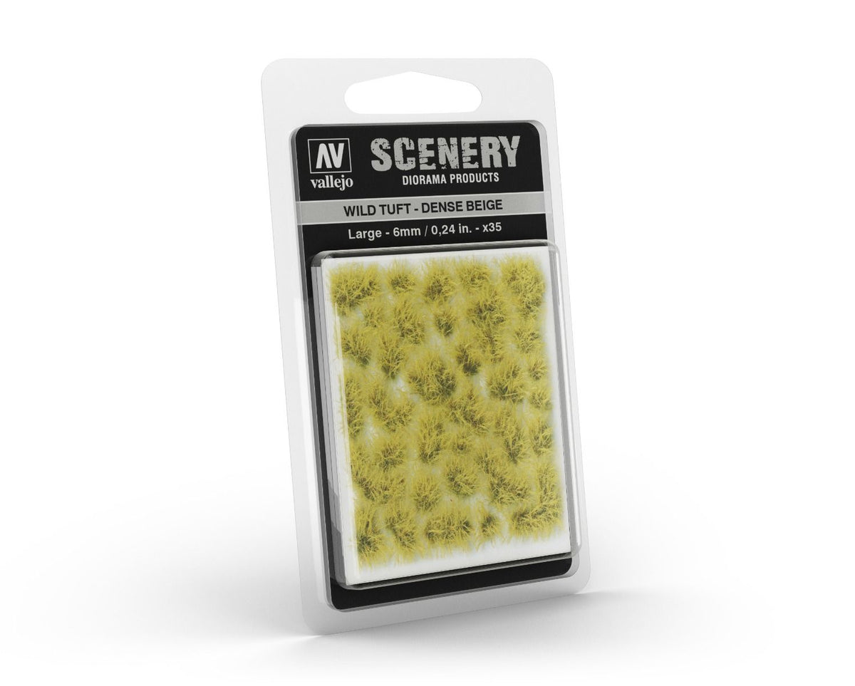 Vallejo Hobby Scenery - Dense Beige Large Wild Tuft