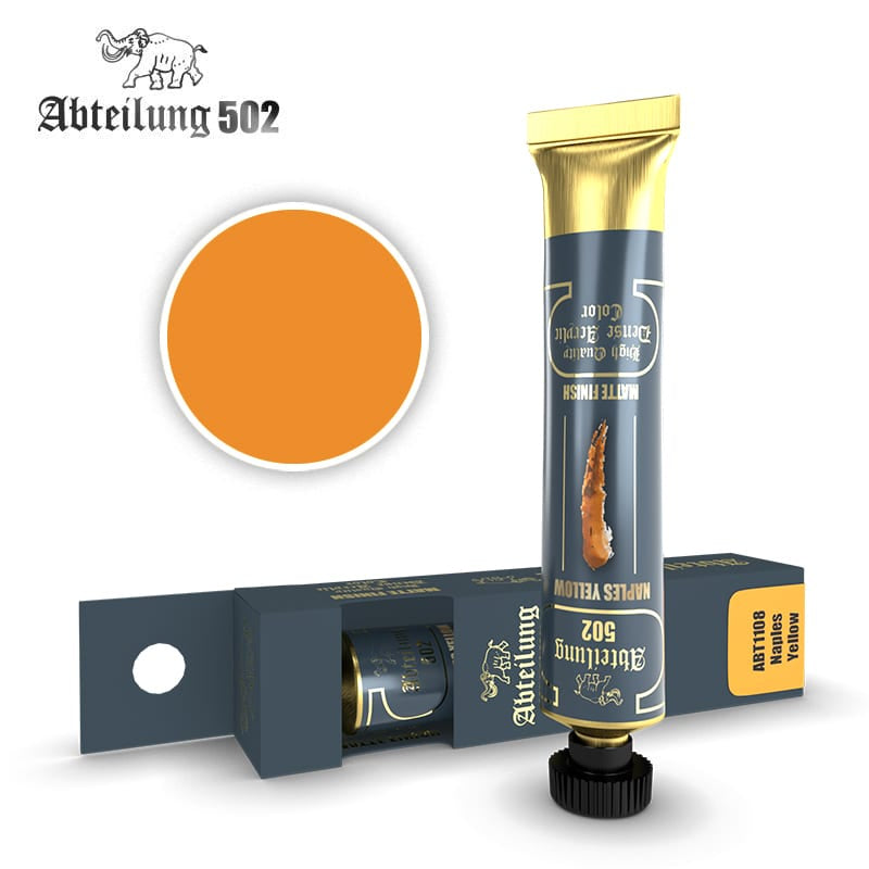 AK Interactive Dense Acrylics - Naples Yellow 20ml - Good Games