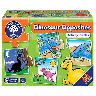 Dinosaur Opposites 20x2pc Jigsaw Puzzle - Orchard Toys - Good Games