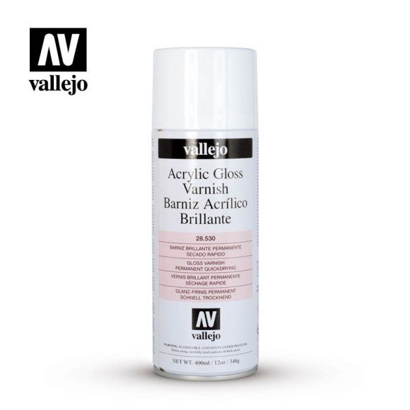 Vallejo Spray Paint Gloss Varnish (AV28530) - Good Games