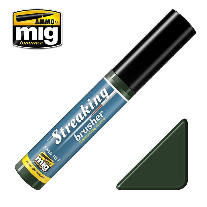 Ammo by MIG Streakingbrusher Green-Grey Grime - Good Games