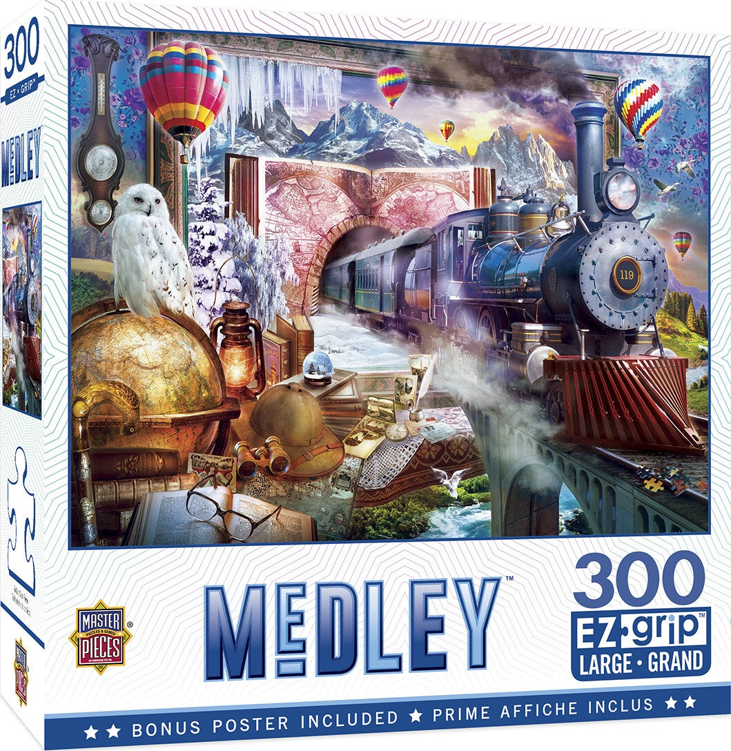 MasterPieces - Medley Magical Journey Ez Grip 300 Piece Jigsaw - Good Games