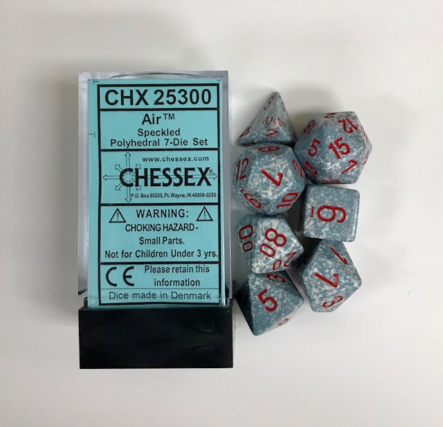 Chessex - Speckled Polyhedral 7-Die Set - Air (CHX25300)